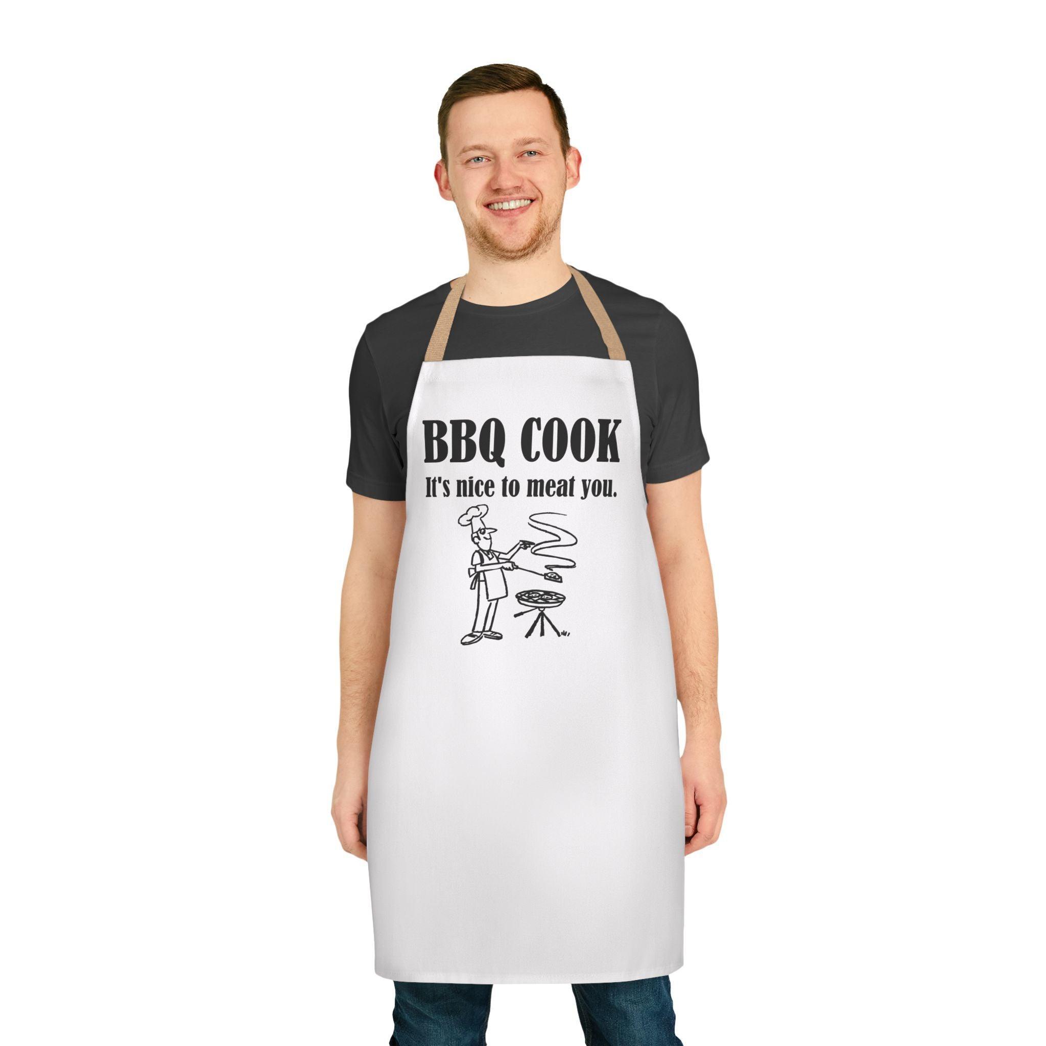 BBQ Cook It's nice to meat you - Cooking Apron - Witty Twisters Fashions