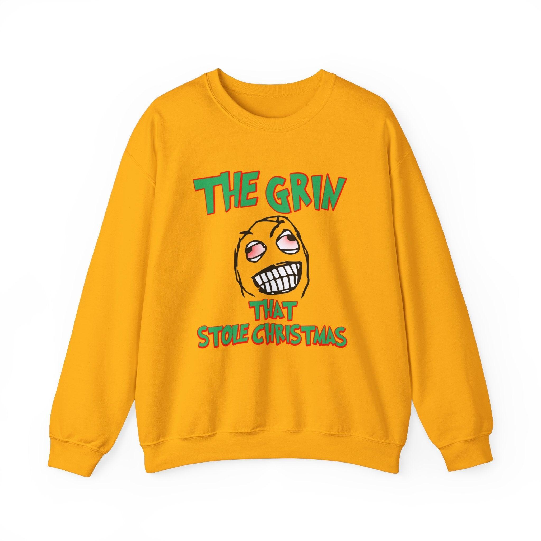 The Grin That Stole Christmas - Sweatshirt - Witty Twisters Fashions