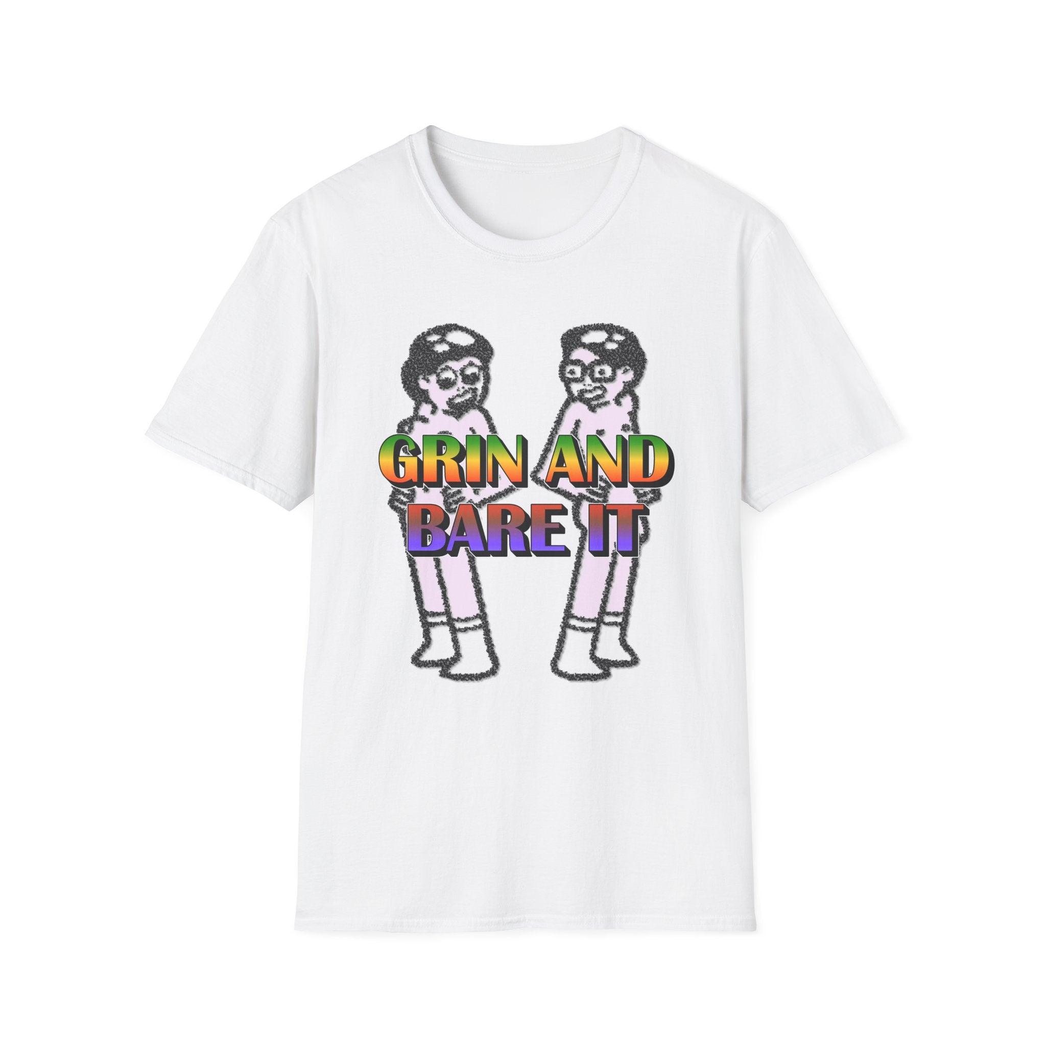 Grin And Bare It - Softstyle T-Shirt - Witty Twisters Fashions