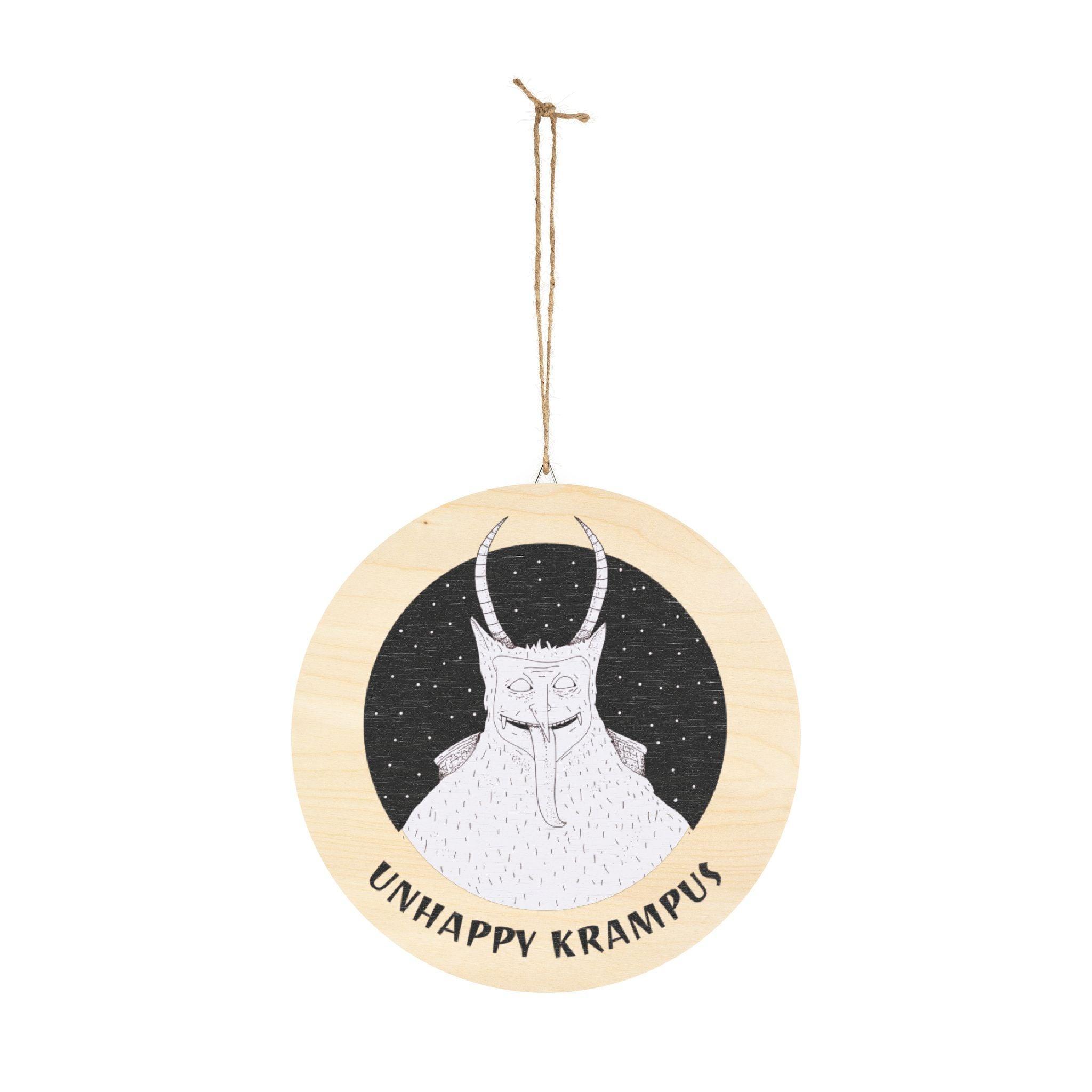 Unhappy Krampus - Wood Signs - Witty Twisters Fashions