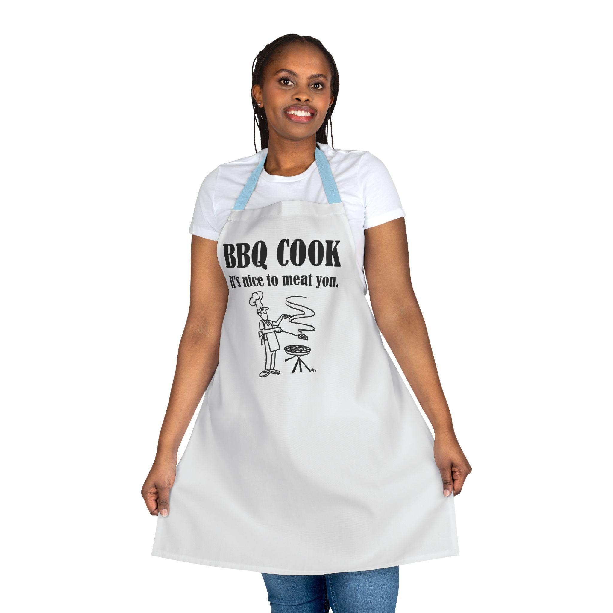 BBQ Cook It's nice to meat you - Cooking Apron - Witty Twisters Fashions