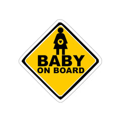 Baby On Board Sign - Kiss-Cut Stickers - Witty Twisters Fashions
