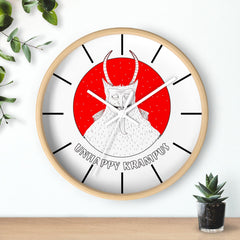 Unhappy Krampus - Wall Clock - Witty Twisters Fashions