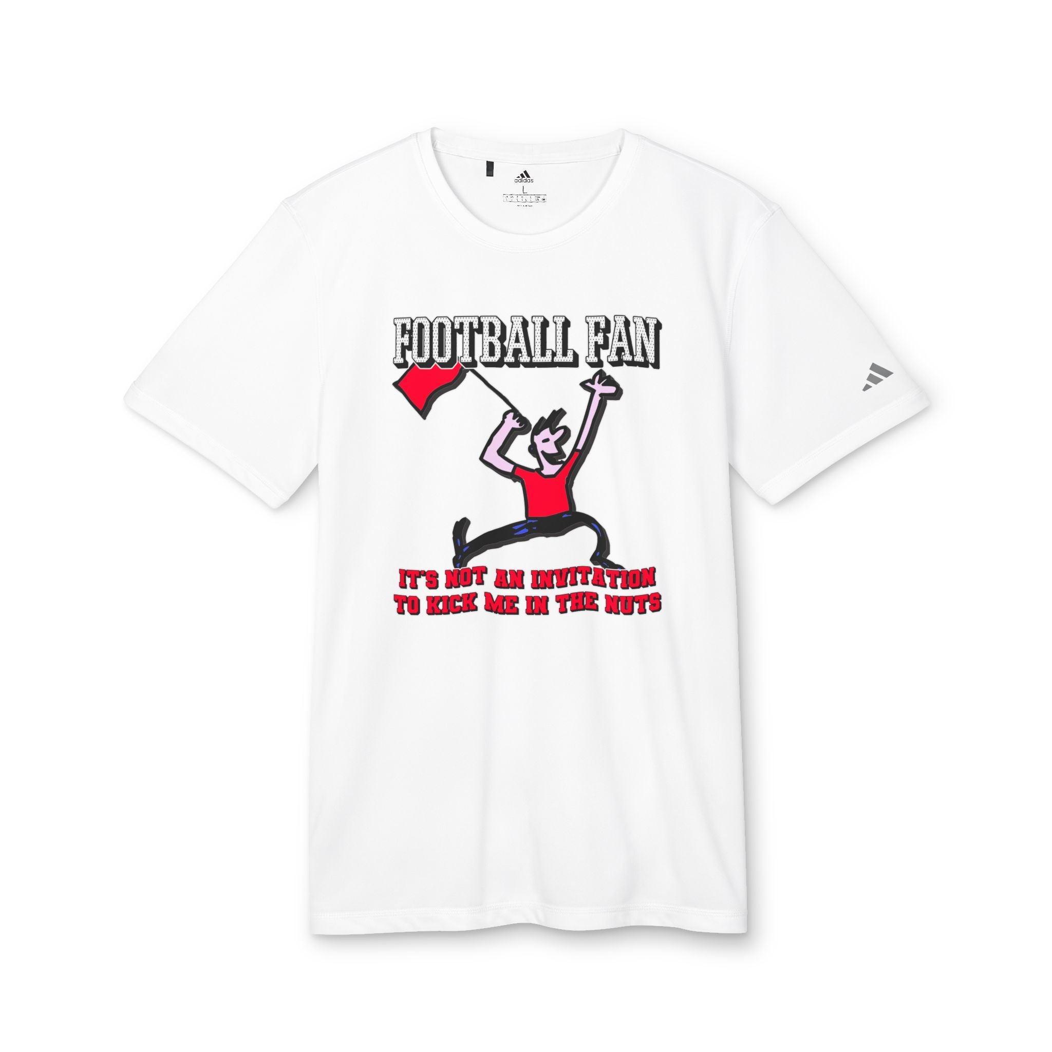 Football Fan - adidas® Unisex Sport T-shirt - Witty Twisters Fashions