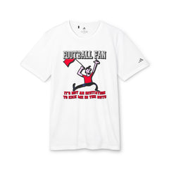 Football Fan - adidas® Unisex Sport T-shirt - Witty Twisters Fashions