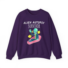Alien Autopsy Survivor - Sweatshirt - Witty Twisters Fashions