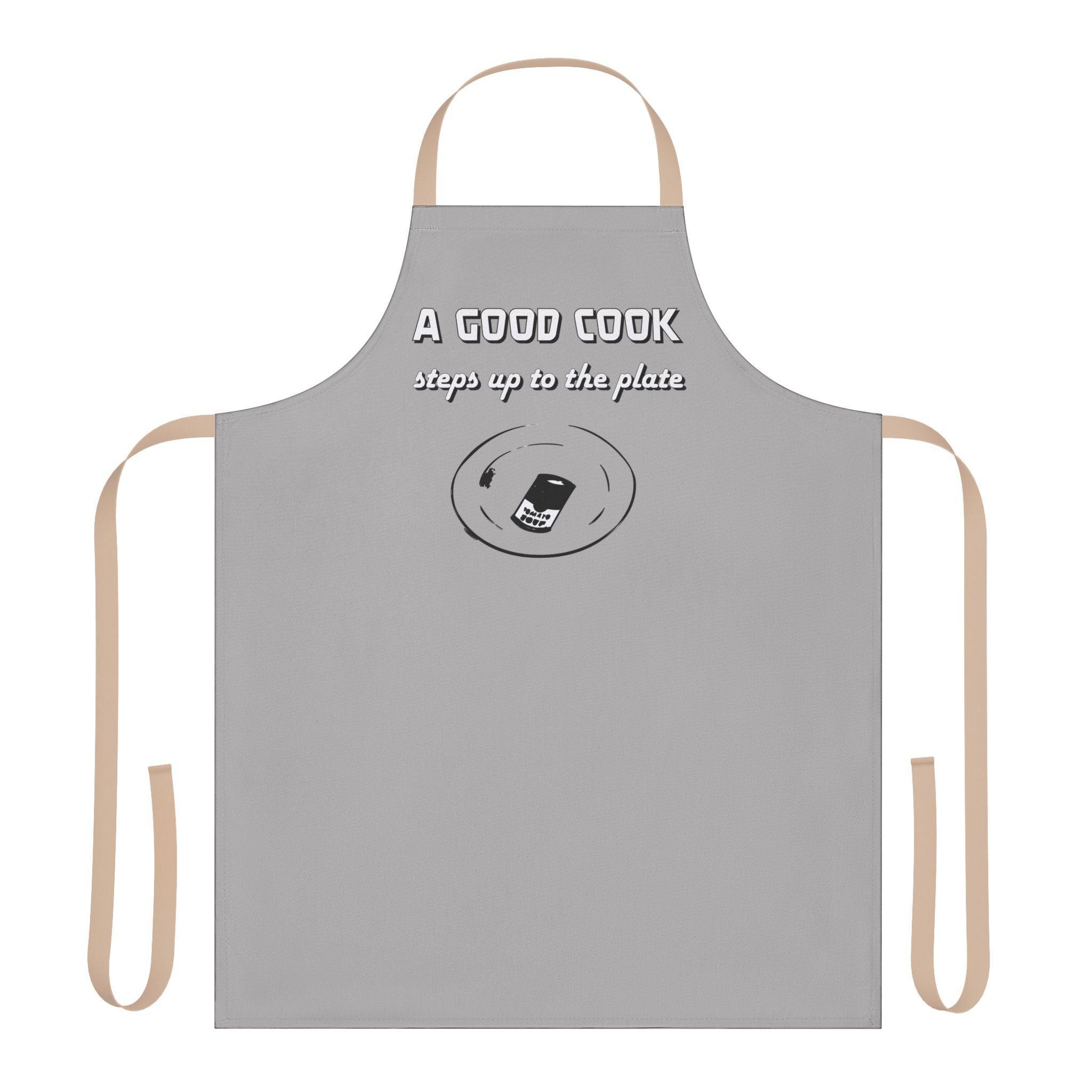 A good cook steps up to the plate - Cooking Apron - Witty Twisters Fashions