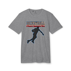 Basketball A Passive Aggressive Game - adidas® Unisex Sport T-shirt - Witty Twisters Fashions