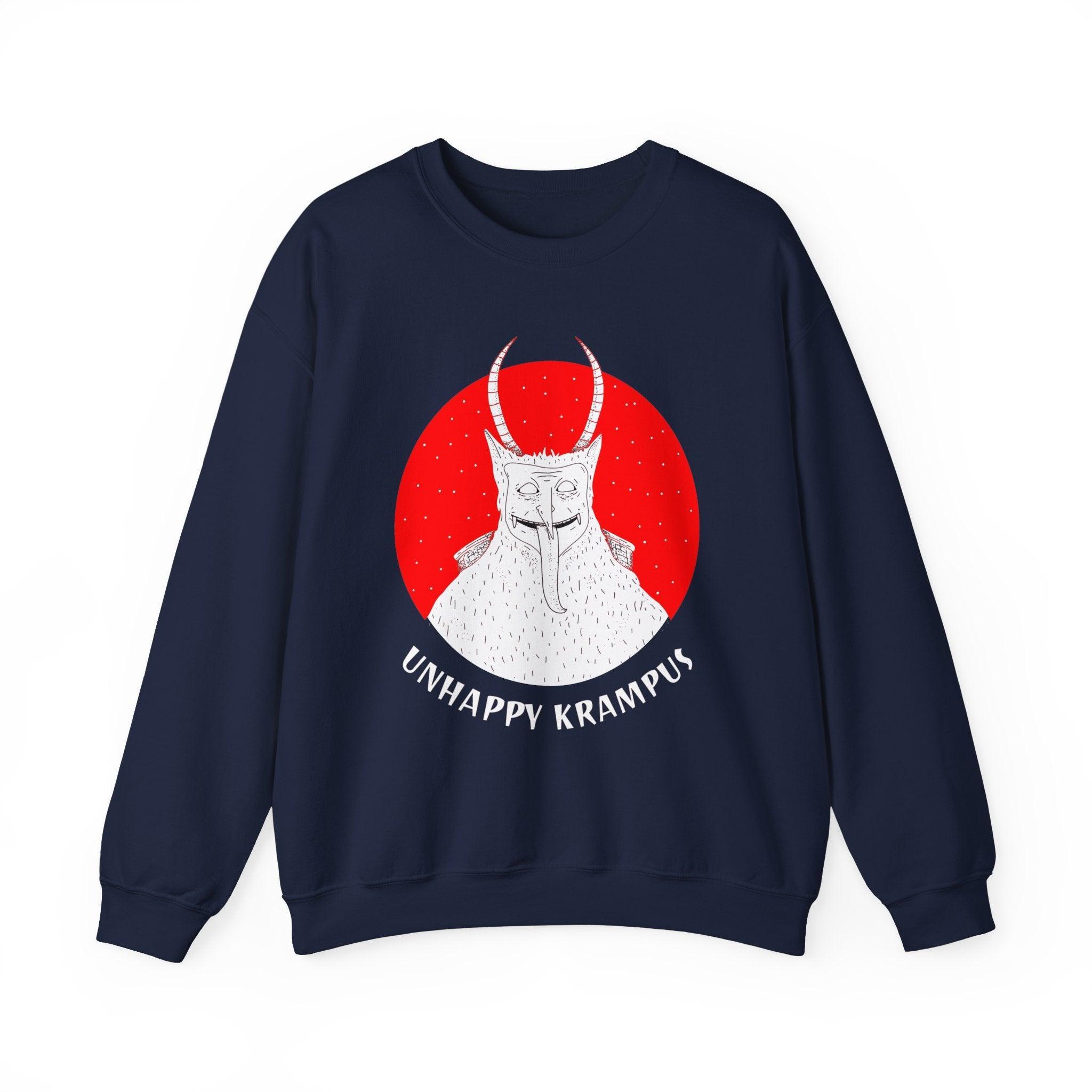 Unhappy Krampus - Sweatshirt - Witty Twisters Fashions