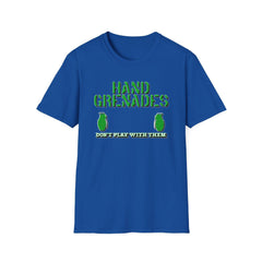 Hand Grenades Don't Play With Them - Softstyle T-shirt - Witty Twisters Fashions