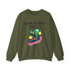 Alien Autopsy Survivor - Sweatshirt - Witty Twisters Fashions
