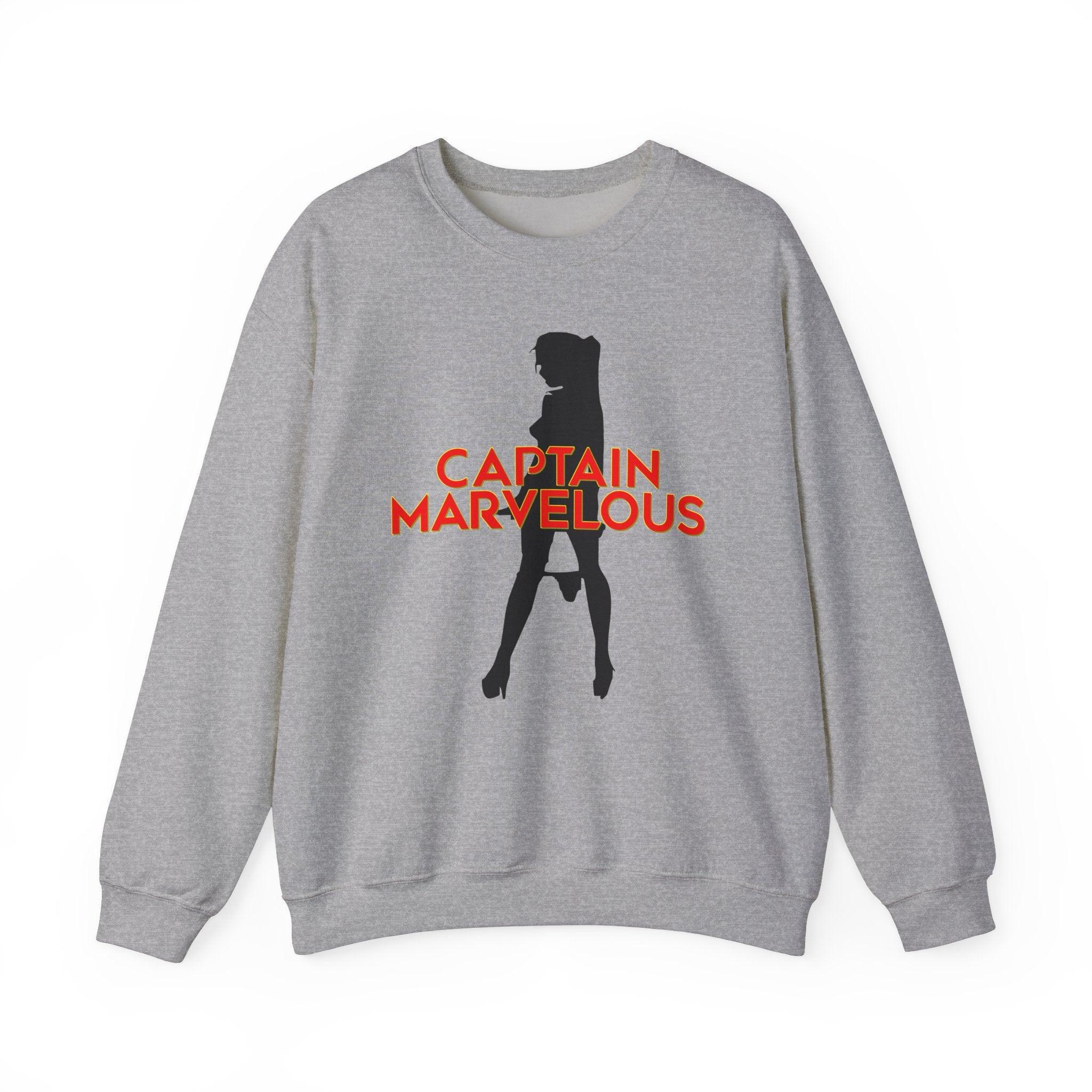 Captain Marvelous - Sweatshirt - Witty Twisters Fashions