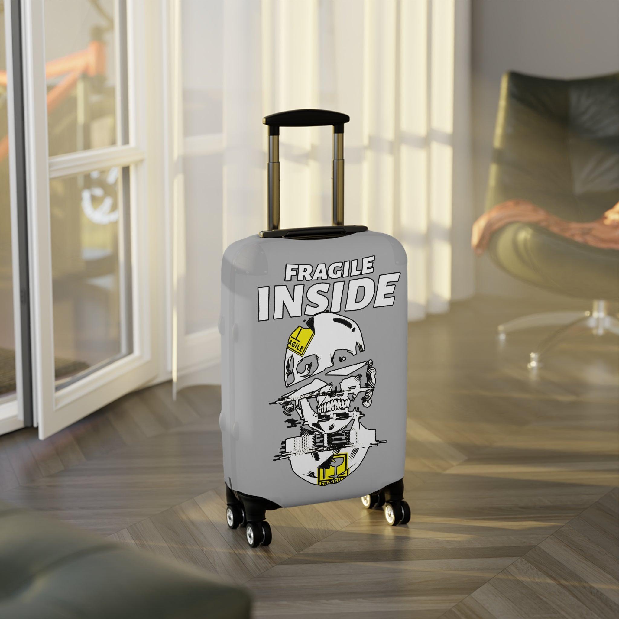 Fragile Inside - Luggage Cover - Witty Twisters Fashions