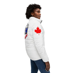 Hockey Fight In Canada - Women’s Puffer Jacket - Witty Twisters Fashions