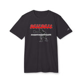 Baseball A passive aggressive game - adidas® Unisex Sport T-shirt - Witty Twisters Fashions