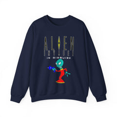 Alien Invader In Disguise - Sweatshirt - Witty Twisters Fashions