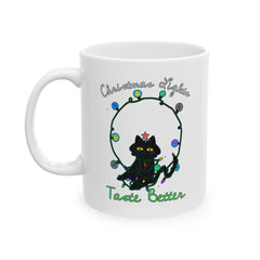 Christmas Lights Taste Better - Ceramic Coffee Mug 11oz, 15oz - Witty Twisters Fashions