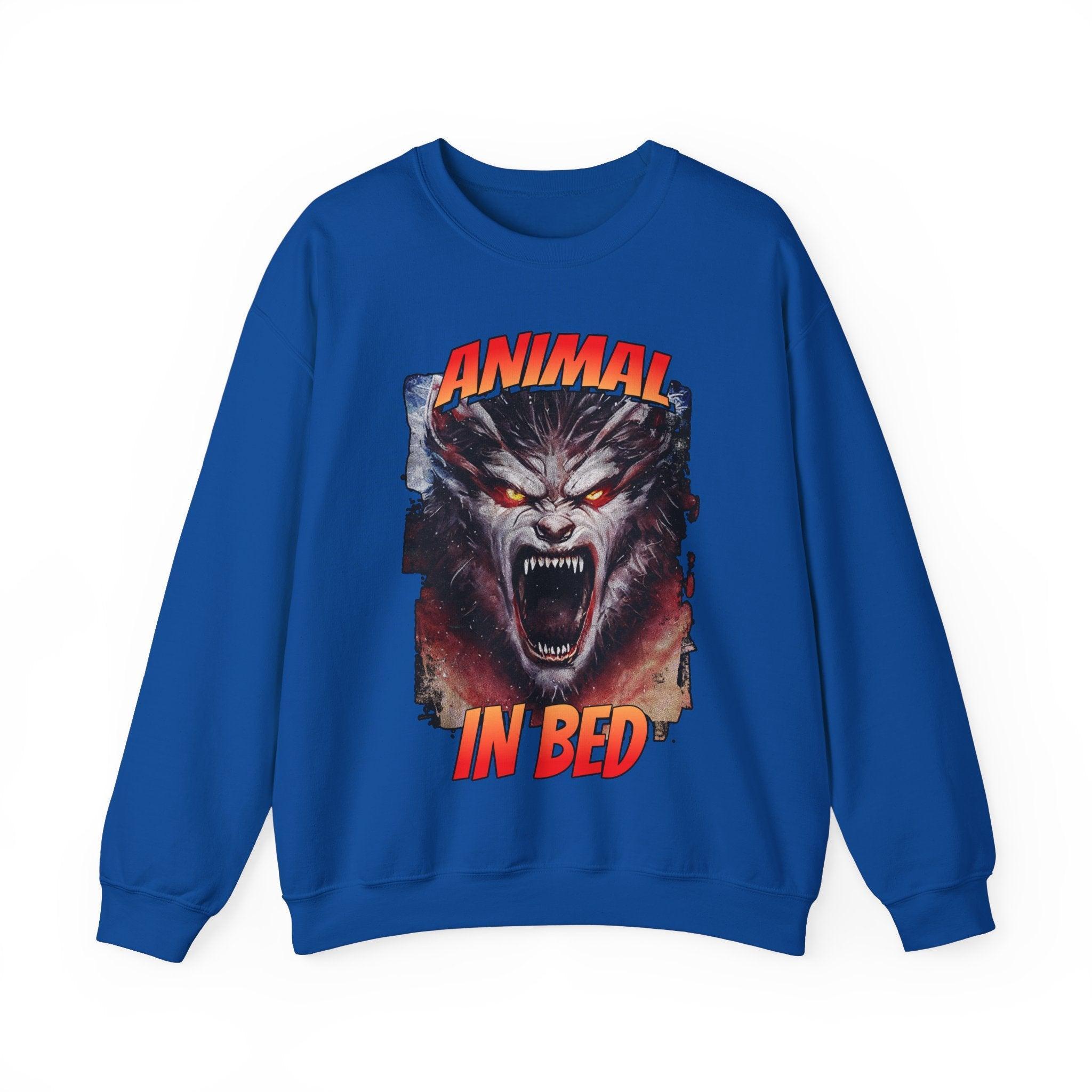 Animal In Bed - Sweatshirt - Witty Twisters Fashions