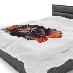 Animal In Bed - Velveteen Plush Blanket - Witty Twisters Fashions