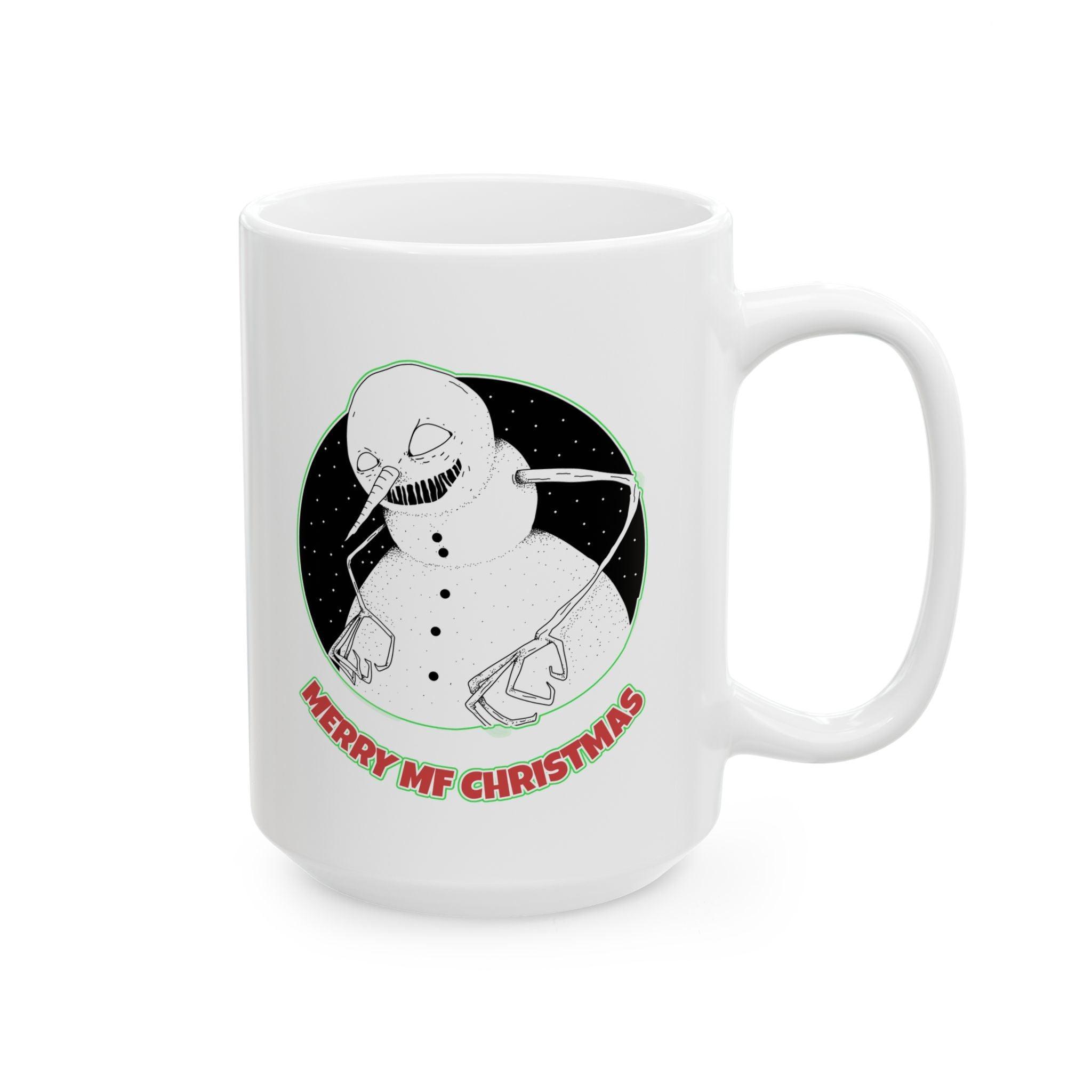 Merry MF Christmas - Ceramic Coffee Mug 11oz, 15oz - Witty Twisters Fashions