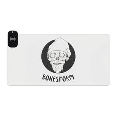 Bonestorm - LED Gaming Mouse Pad with wireless charging - Witty Twisters Fashions