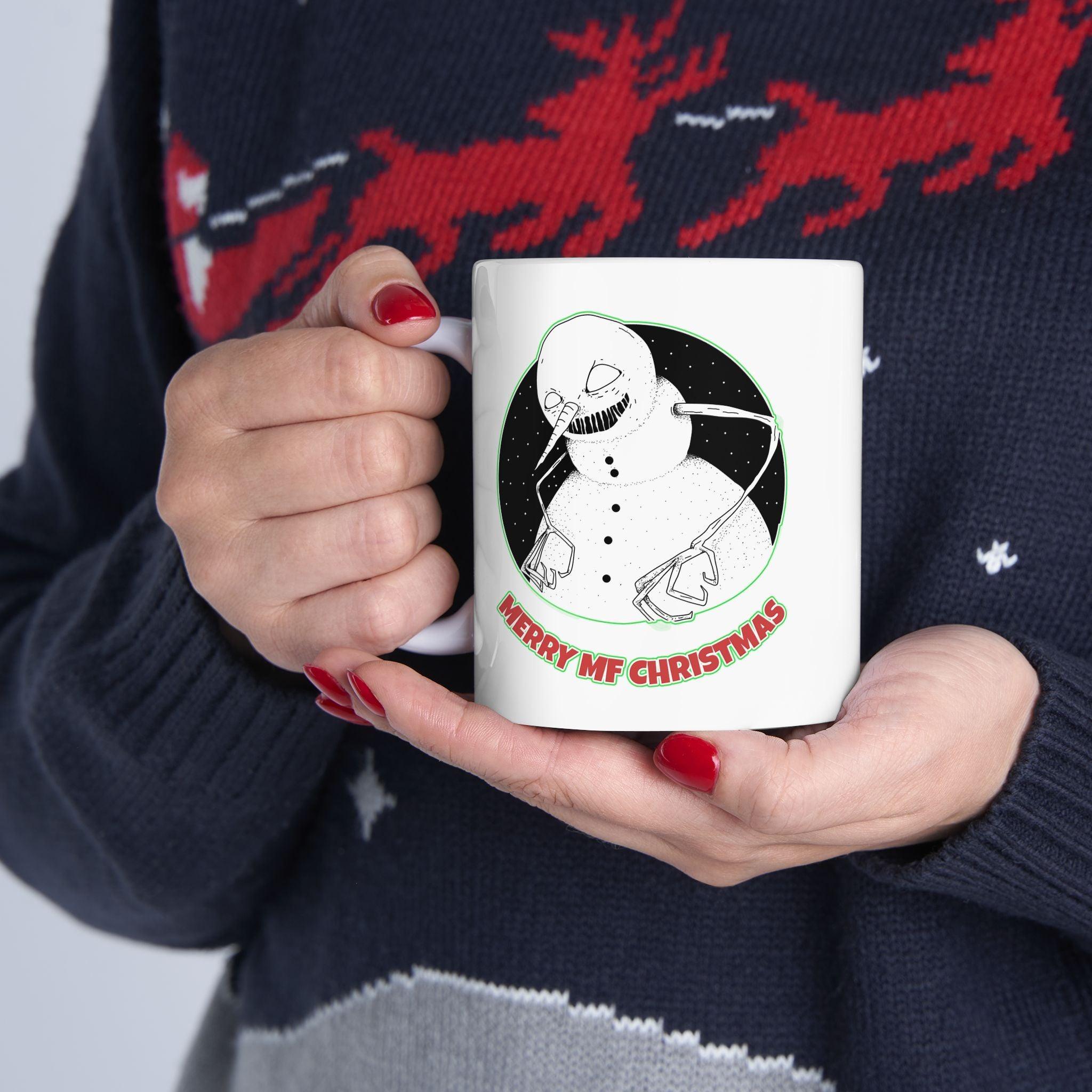 Merry MF Christmas - Ceramic Coffee Mug 11oz, 15oz - Witty Twisters Fashions