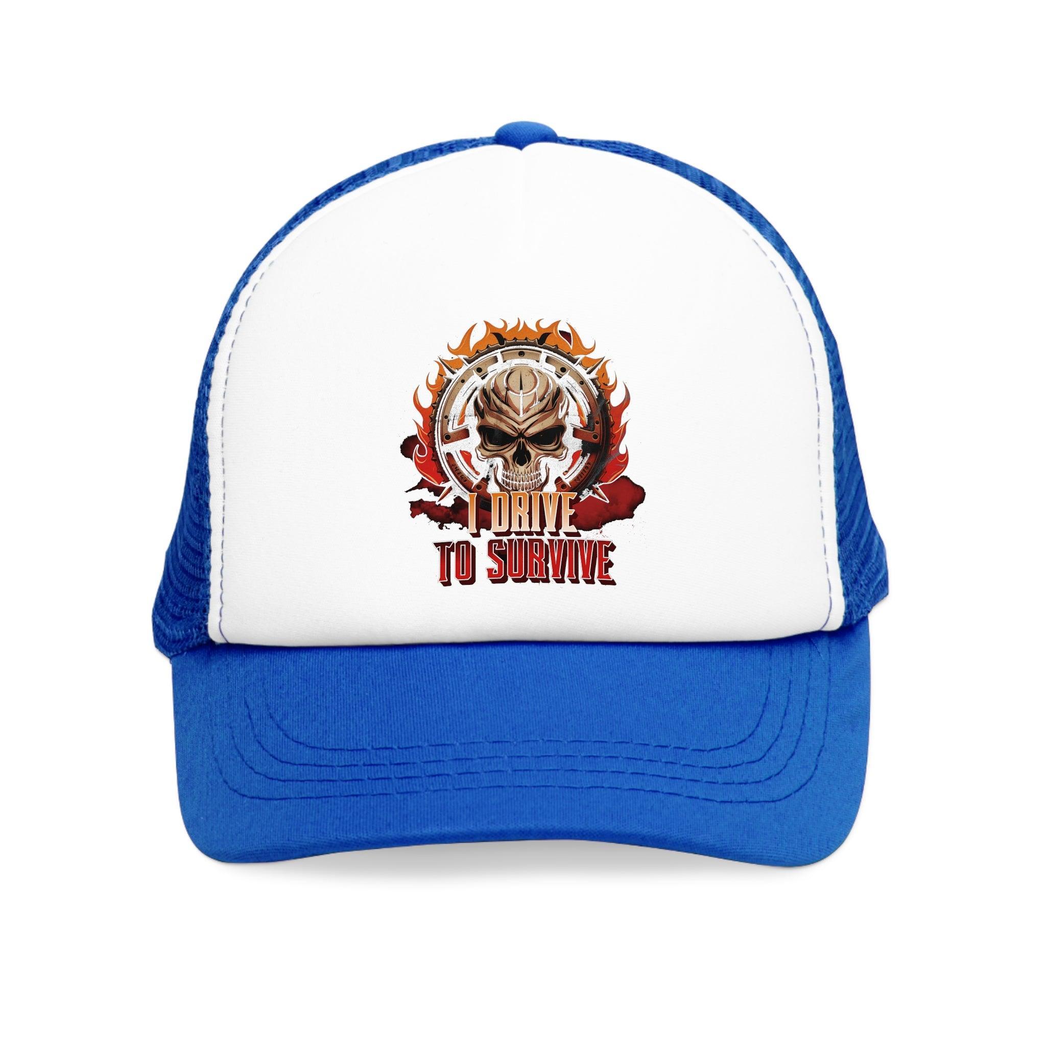 I Drive To Survive - Mesh Trucker Hat - Witty Twisters Fashions