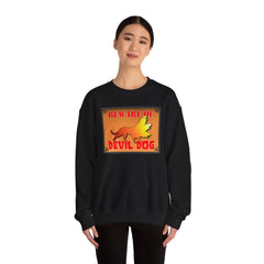 Beware of Devil Dog Sign - Sweatshirt - Witty Twisters Fashions