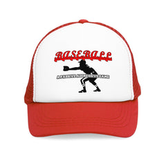 Baseball A passive aggressive game - Mesh Trucker Hat - Witty Twisters Fashions