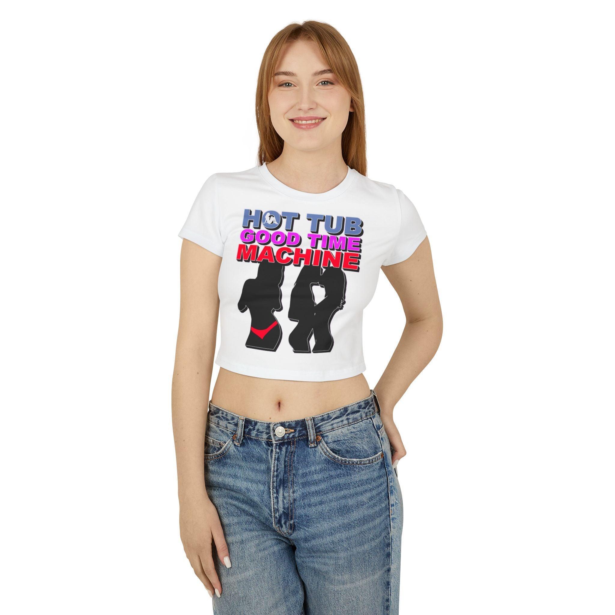 Hot Tub Good Time Machine - Women's Baby Tee - Witty Twisters Fashions