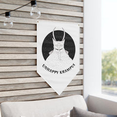 Unhappy Krampus - Pennant Banner - Witty Twisters Fashions