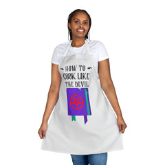 How to cook like the devil - Cooking Apron - Witty Twisters Fashions