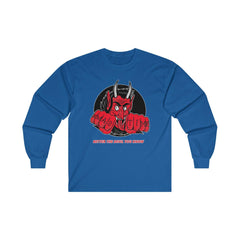 Better the devil you know Xmas time - Long-Sleeve Tee - Witty Twisters Fashions