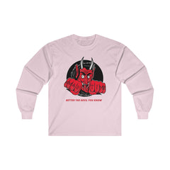Better the devil you know Xmas time - Long-Sleeve Tee - Witty Twisters Fashions