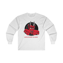 Better the devil you know Xmas time - Long-Sleeve Tee - Witty Twisters Fashions