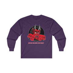 Better the devil you know Xmas time - Long-Sleeve Tee - Witty Twisters Fashions