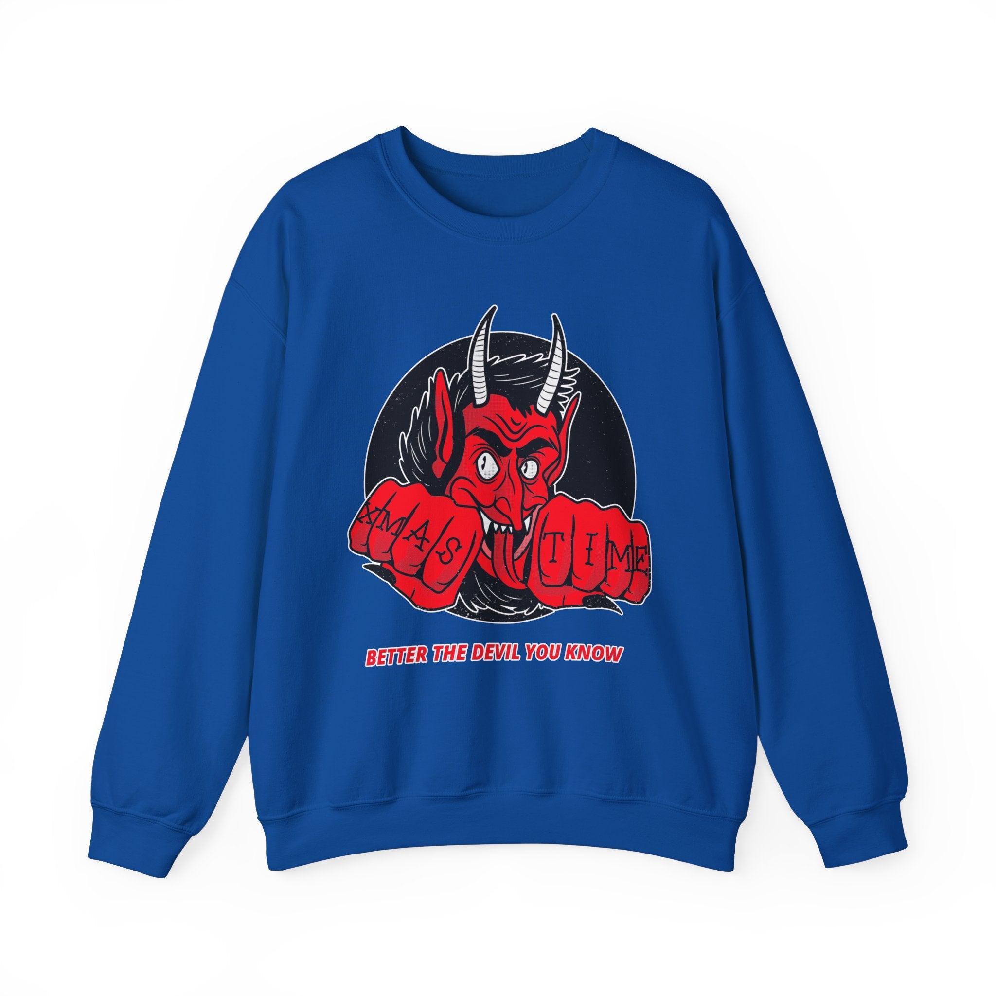 Better the devil you know Xmas time - Sweatshirt - Witty Twisters Fashions