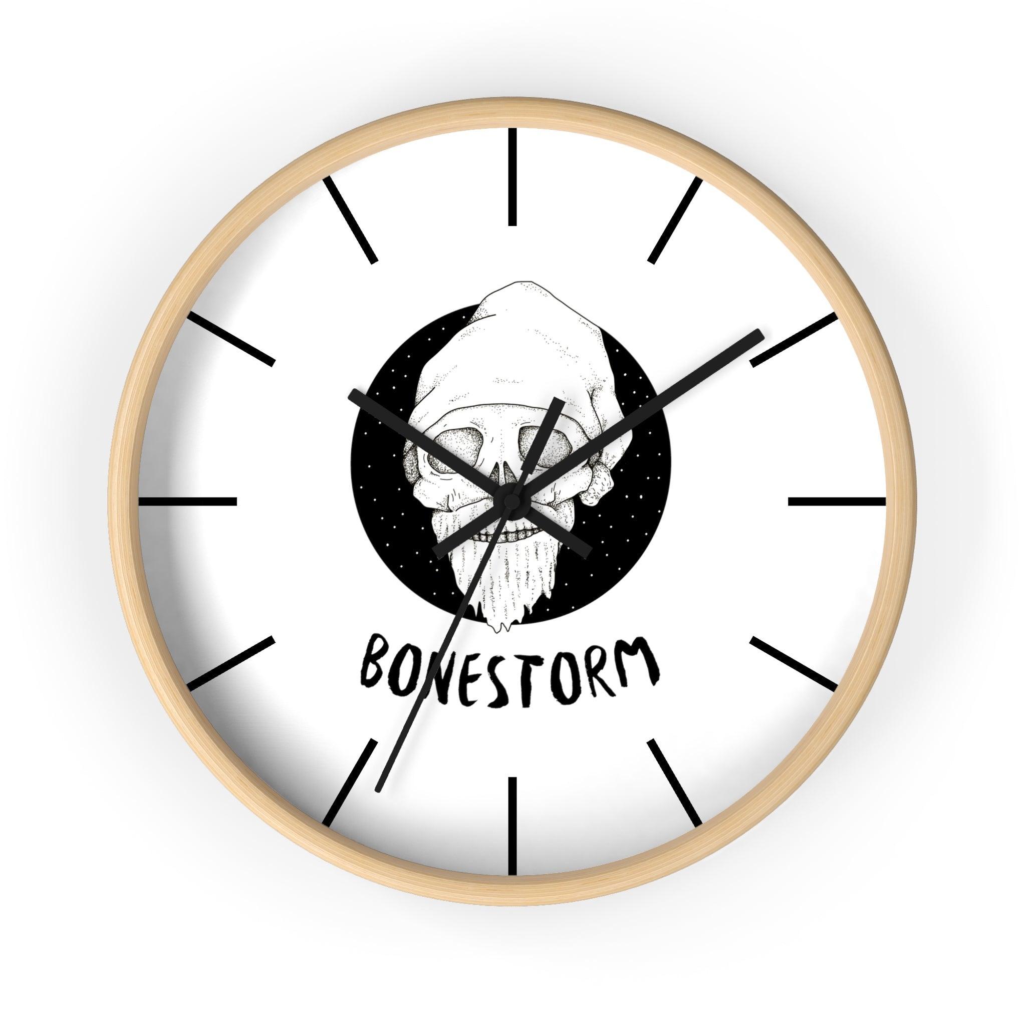 Bonestorm - Wall Clock - Witty Twisters Fashions