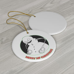 Merry MF Christmas - Ceramic Ornaments - Witty Twisters Fashions