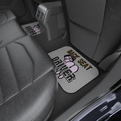 To Profile And Unnerve and Back Seat Driver - Car Floor Mats Set of 4 - Witty Twisters Fashions