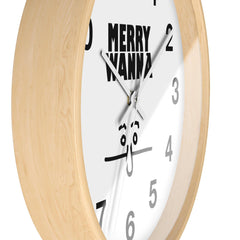 Merry Wanna - Wall Clock - Witty Twisters Fashions