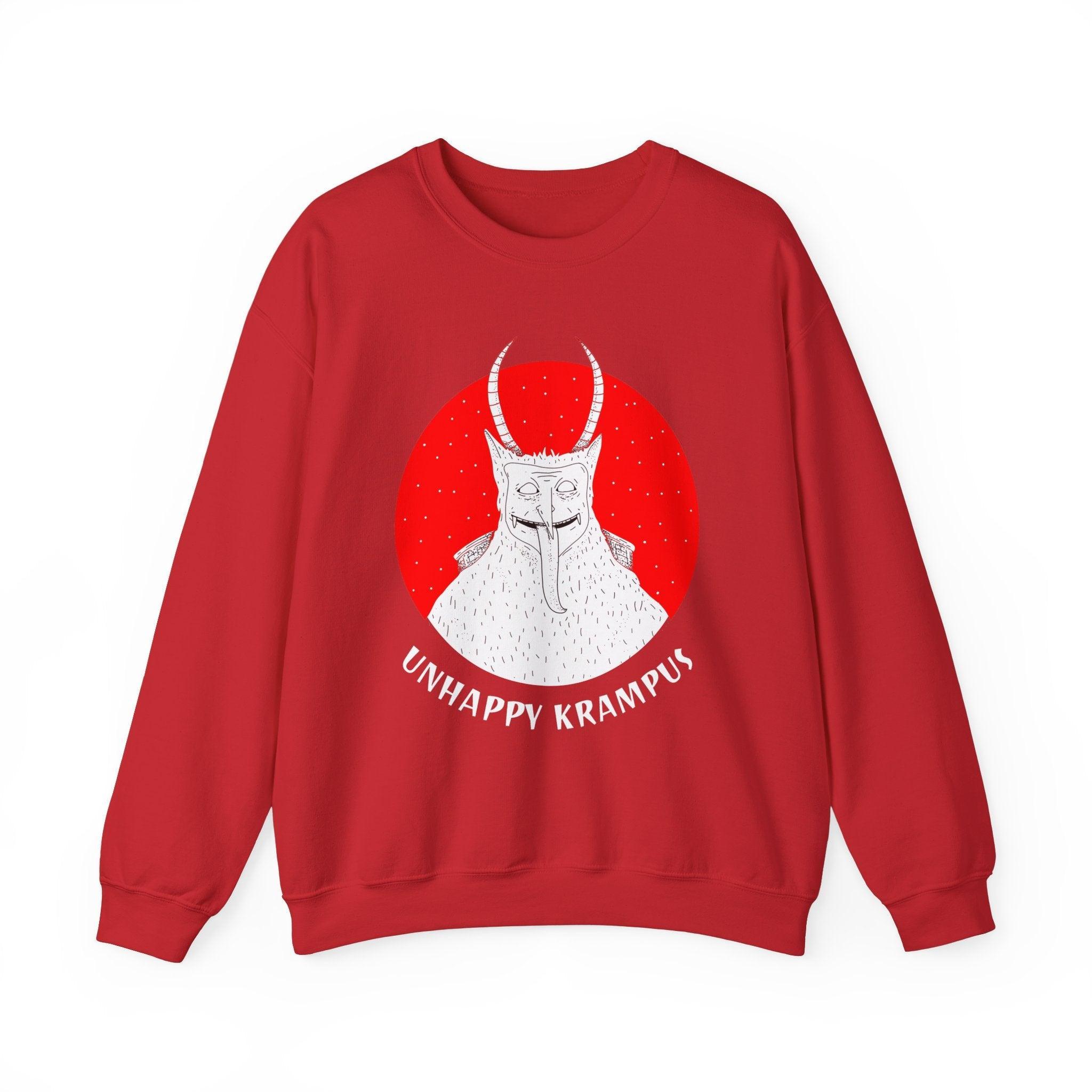 Unhappy Krampus - Sweatshirt - Witty Twisters Fashions