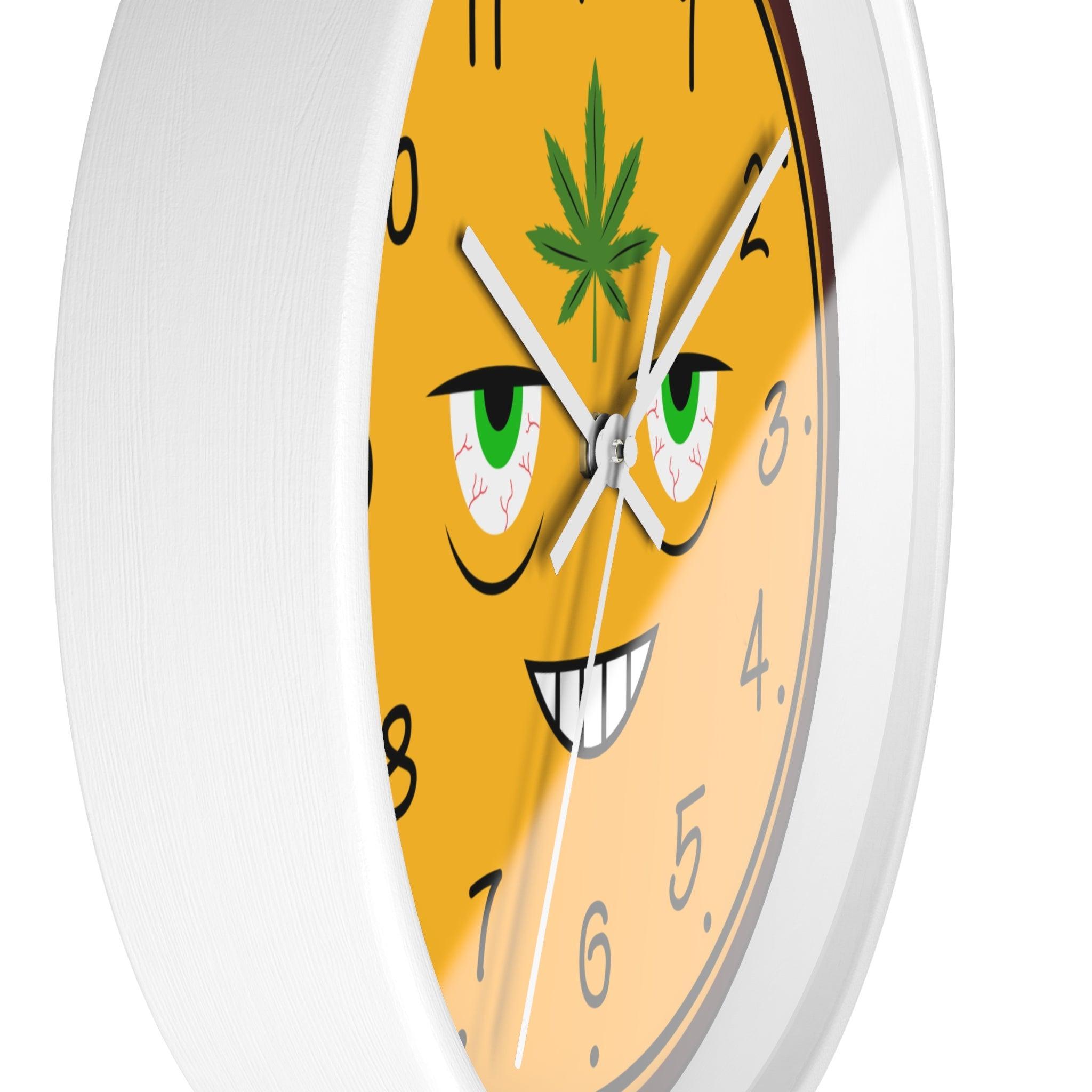 High All The Time - Wall Clock - Witty Twisters Fashions