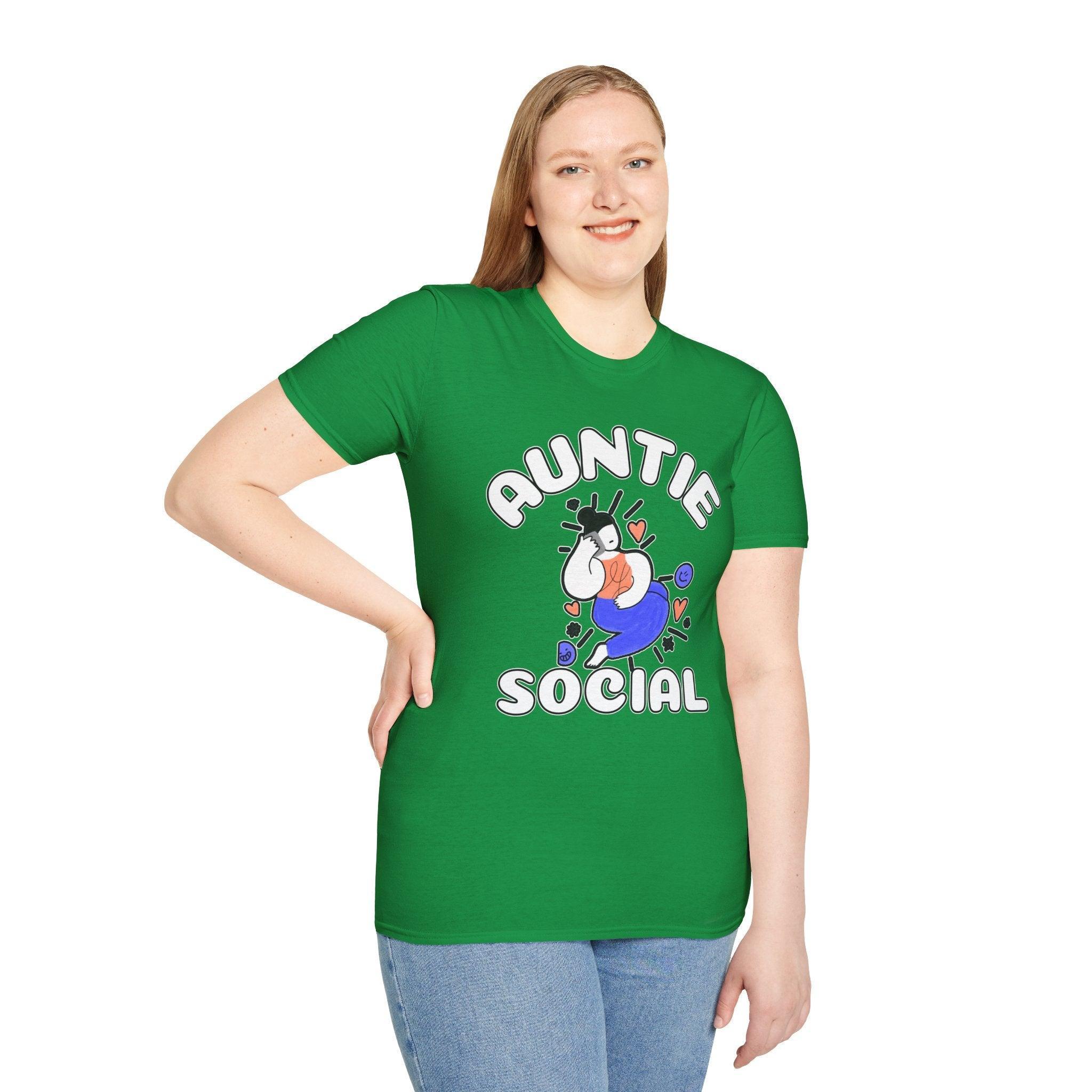Auntie Social - Softstyle T-Shirt - Witty Twisters Fashions