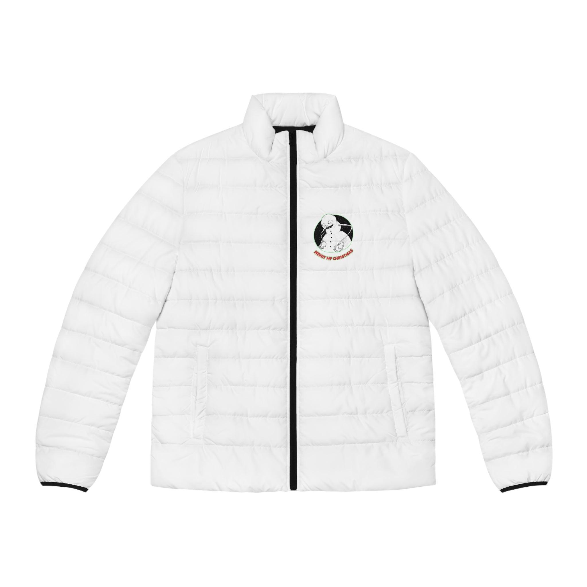 Merry MF Christmas - Men's Puffer Jacket - Witty Twisters Fashions