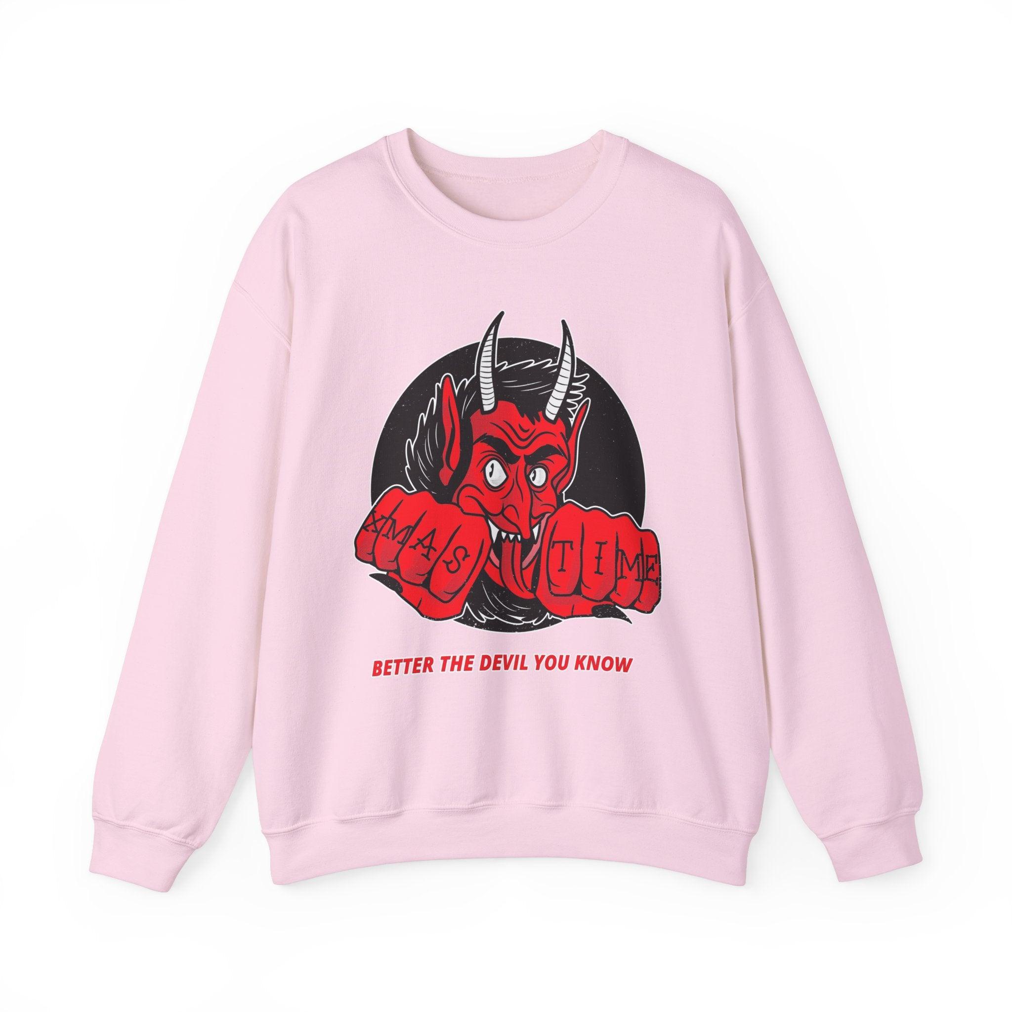 Better the devil you know Xmas time - Sweatshirt - Witty Twisters Fashions