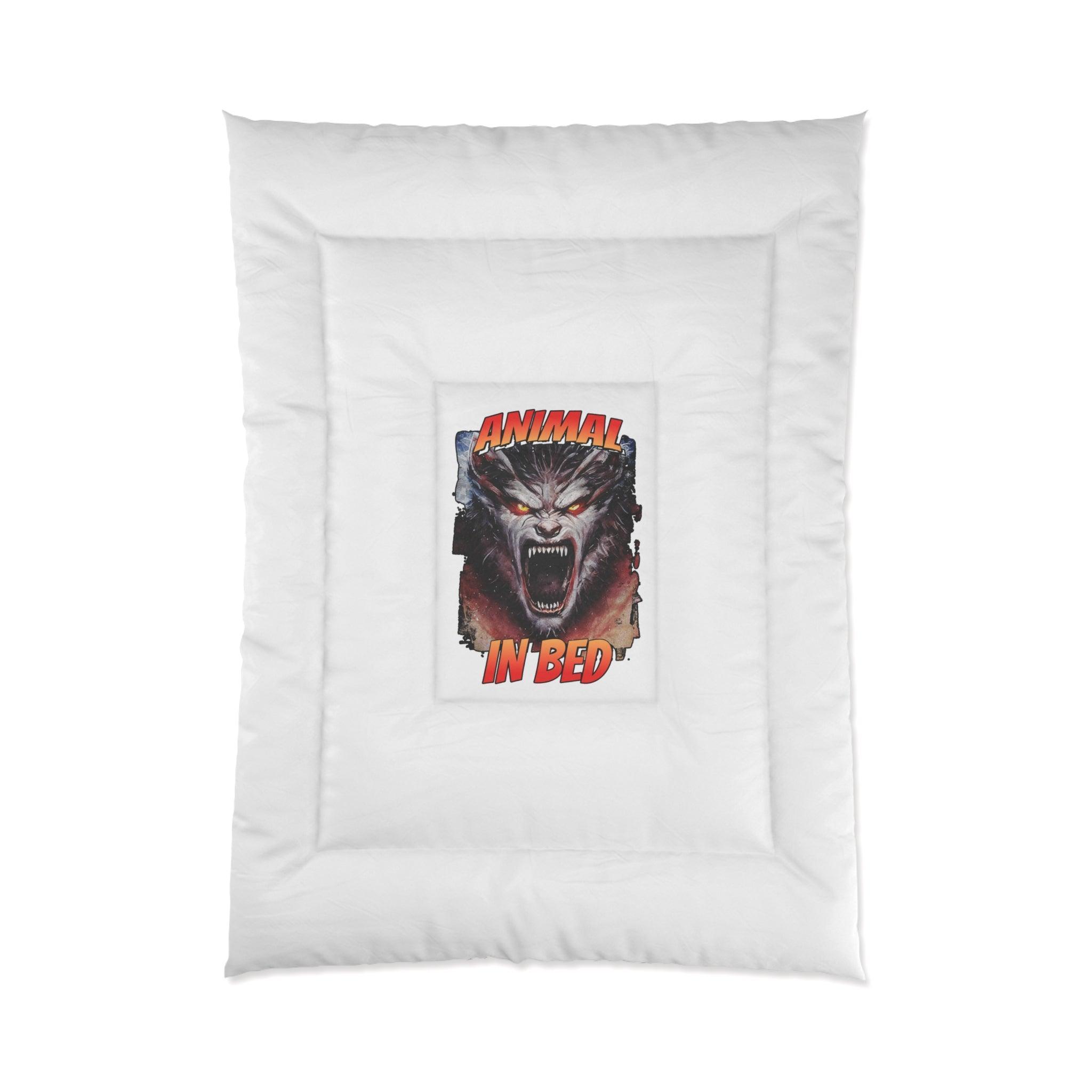 Animal In Bed - Bed Comforter - Witty Twisters Fashions