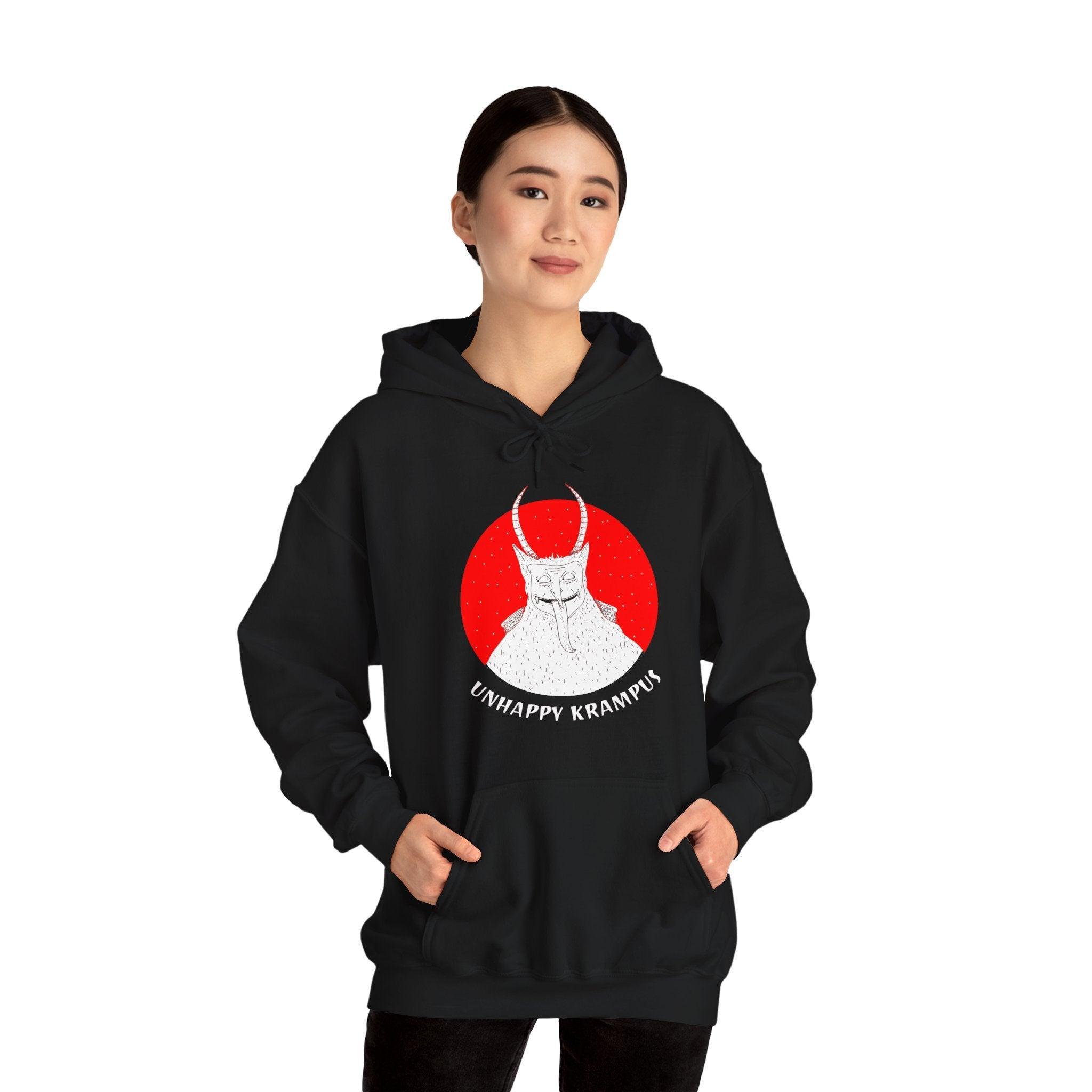 Unhappy Krampus - Hoodie - Witty Twisters Fashions