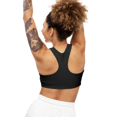 Running On Empty - Seamless Sports Bra - Witty Twisters Fashions