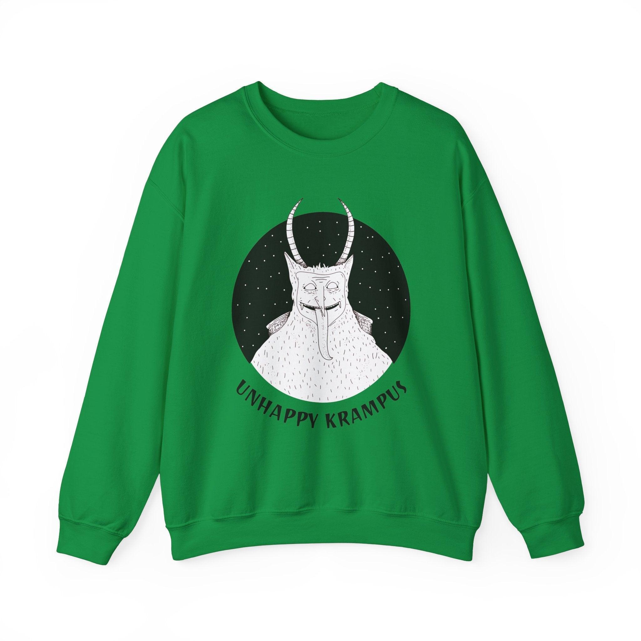 Unhappy Krampus - Sweatshirt - Witty Twisters Fashions
